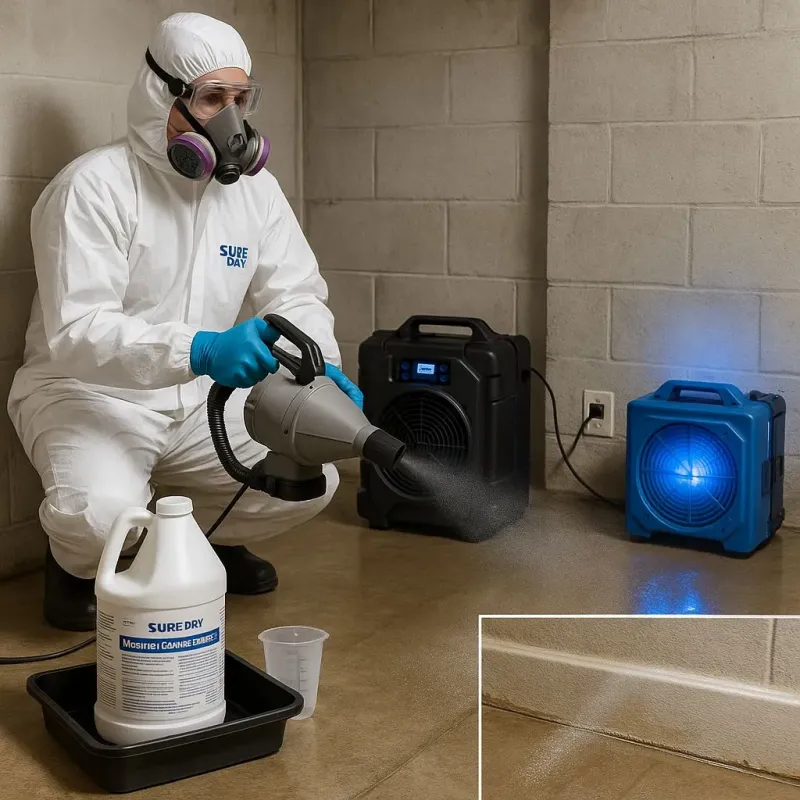 Sanitization and Odor Removal process in Norristown, PA
